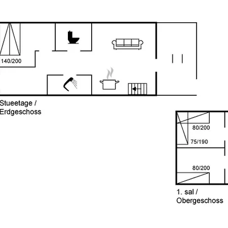 Lejlighed Skarp - 500m From The Sea By Interhome